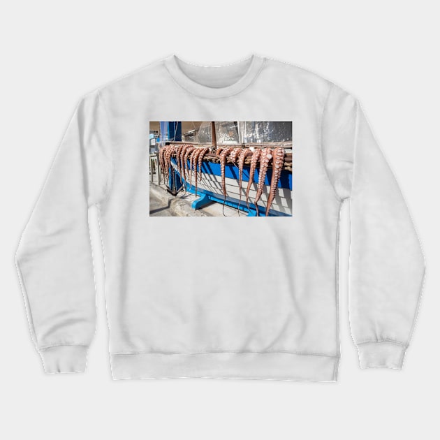 Octopus tentacles drying. Crewneck Sweatshirt by sma1050